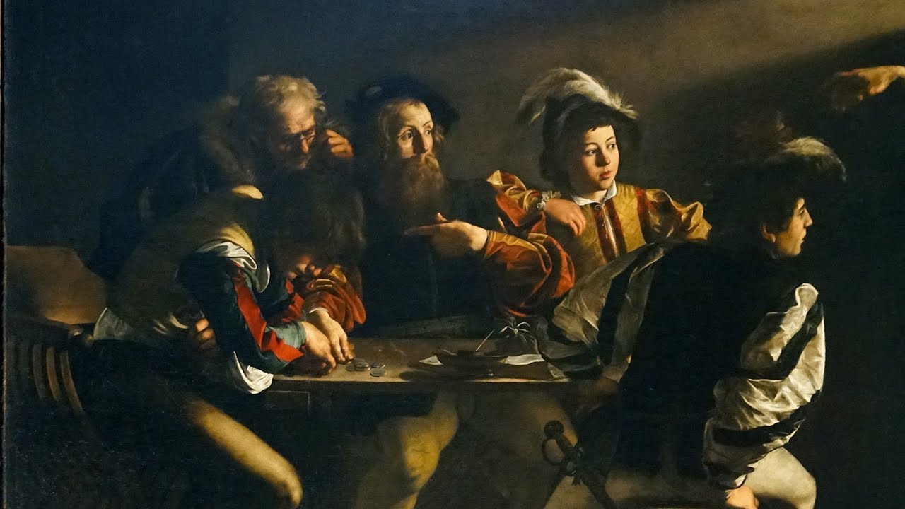 Caravaggio, Calling of Saint Matthew, 1599-1600